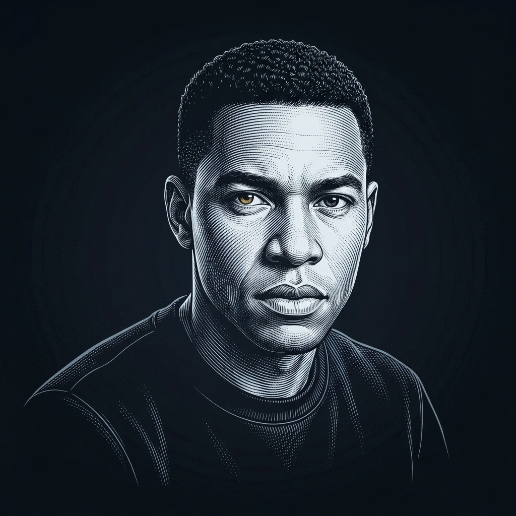 Mentor de IA — Pré-Prova 72h, retrato em gravura